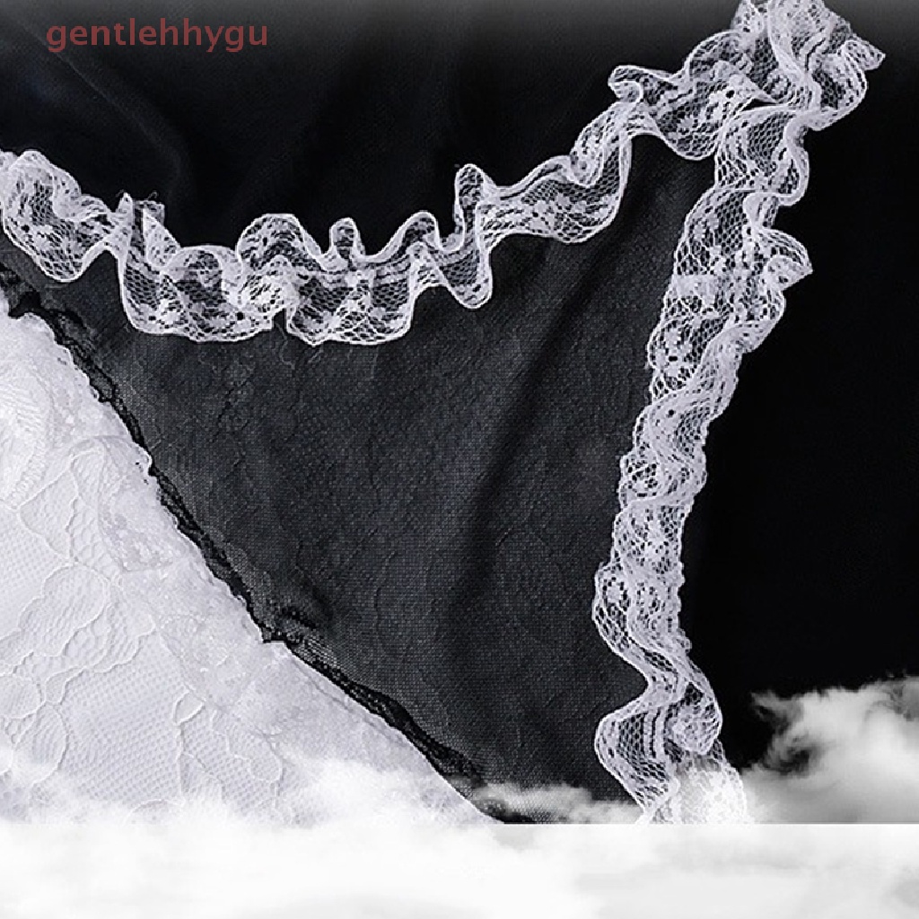 Bộ Đồ Hóa Trang Cô Hầu Gái Phối Ren Đính Nơ Gợi Cảm
