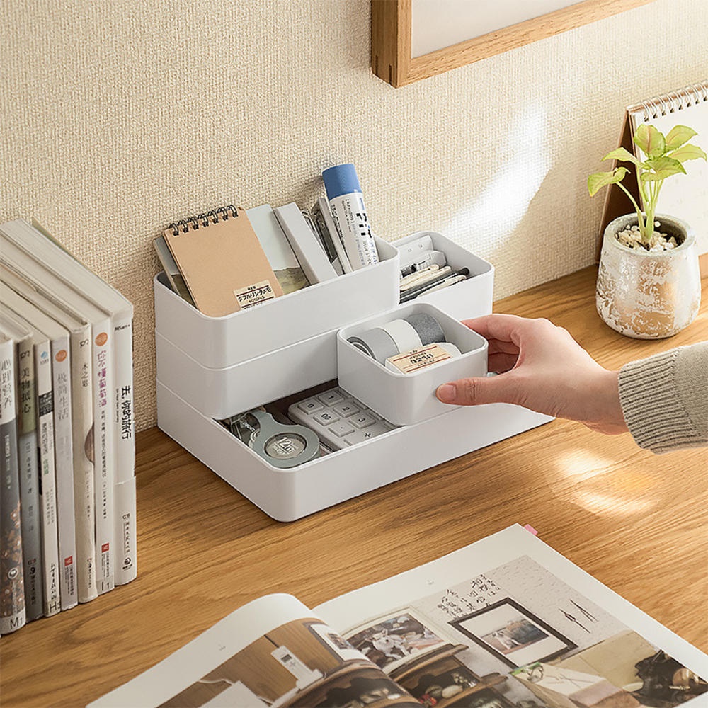 Hộp Đựng Dao Nĩa Chia Ngăn Nhỏ Gọn Cho Nhà Bếp