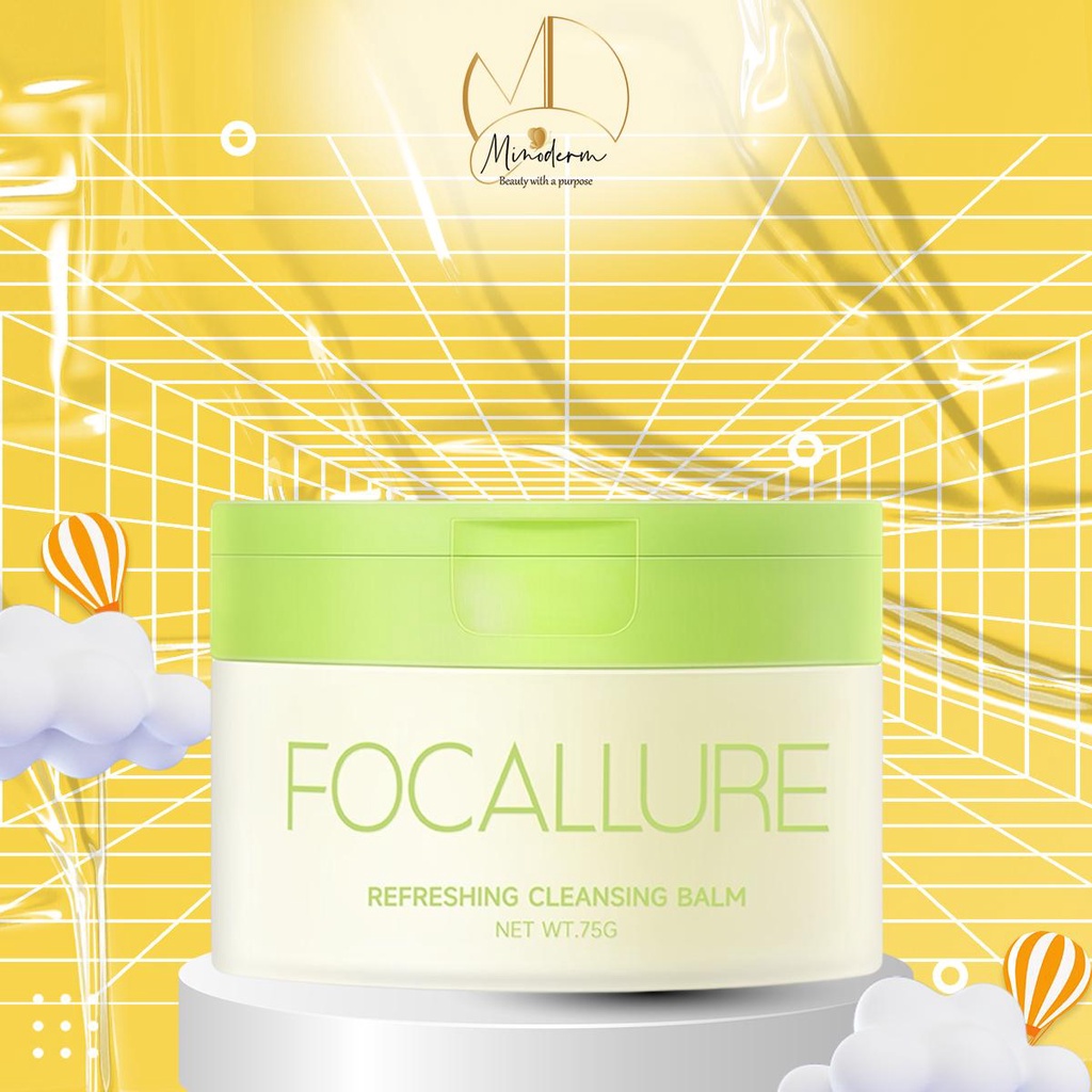 Kem Tẩy Trang Focallure Chiết Xuất Thực Vật Làm Sạch Sâu, 10X Dưỡng Ẩm Không Gây Kích Ứng 75g FA-C01