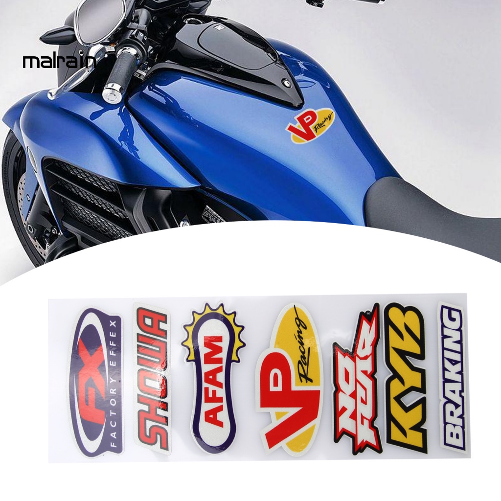 Bộ 5 Miếng Dán Trang Trí Xe Mô Tô Dễ Tháo Gỡ DIY