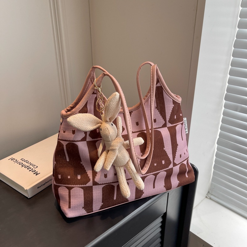 Túi Xách Vải Canvas Thiết Kế Cỡ Lớn Thời Trang Xuân Hè Cao Cấp Cho Nữ