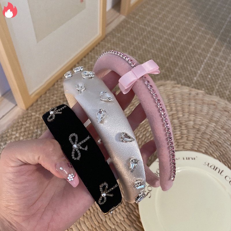 Băng Đô Bản Rộng Và Nơ Thời Trang