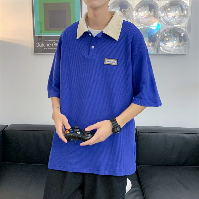Áo Thun POLO Ngắn Tay Phong Cách Nhật Bản Thời Trang Cho Nam