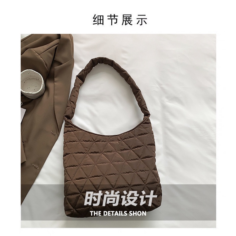 Túi Xách JASMIN NOIR Đeo Vai Chất Liệu Cotton Thiết Kế Đơn Giản Thời Trang Dành Cho Nữ