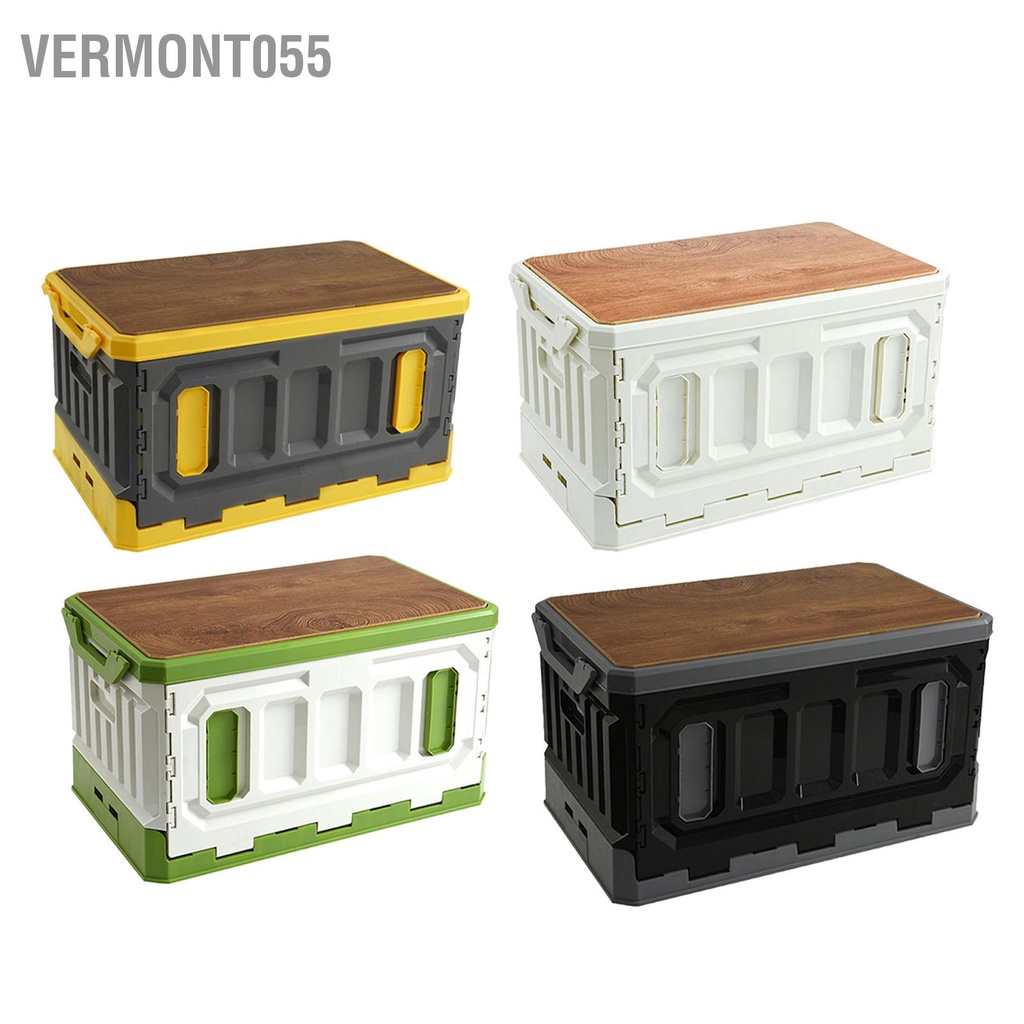 Có thể bán buôn Hộp Đựng Đồ Dùng Cắm Trại Bằng Nhựa 95L 3 Lớp Gấp Gọn Tiện Dụng vermont055 Hàng giao ngay