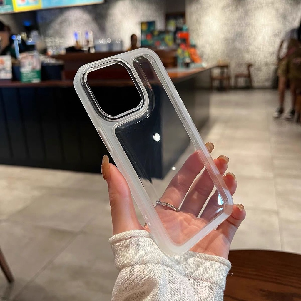 Ốp Điện Thoại Silicon Trong Suốt Có Túi Khí Chống Sốc Cho iPhone 12 13 14 Pro Max Plus