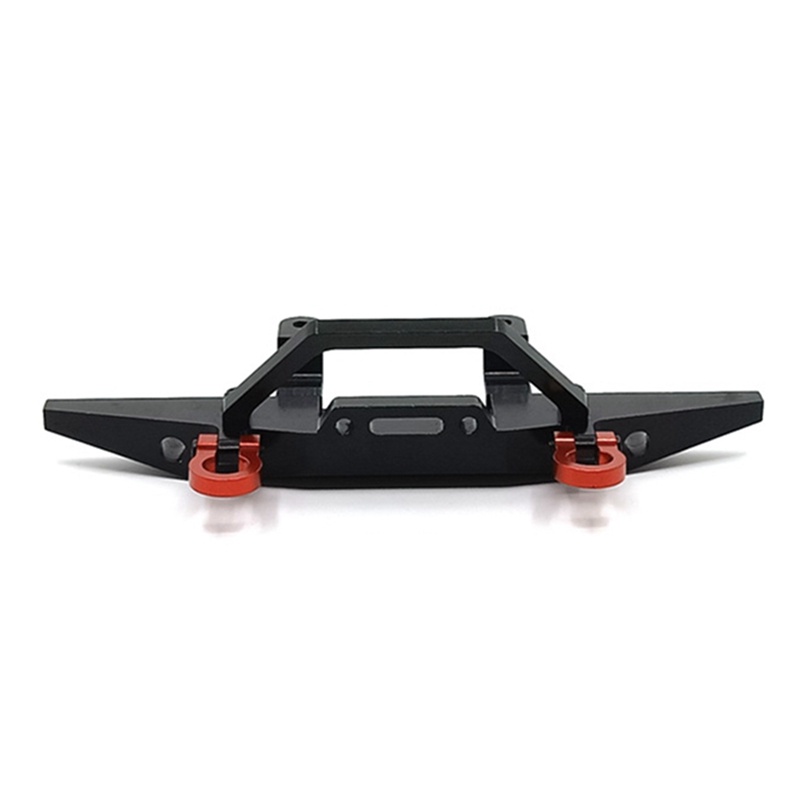 Bộ 2 Cản Trước Bằng Kim Loại Màu Bạc Và Đen Cho Xe Hơi Điều Khiển Từ Xa MN D90 D91 D96 D99S MN90 MN99 MN99S 1 / 12