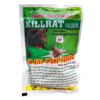 Thuốc diệt chuột KILLRAT 0.005% ( Hộp 2 gói)
