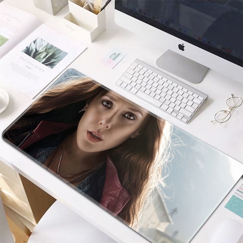 Iron Man mouse pad oversized thickened Spider-Man Marvel custom student mouse keyboard pad office desk pad