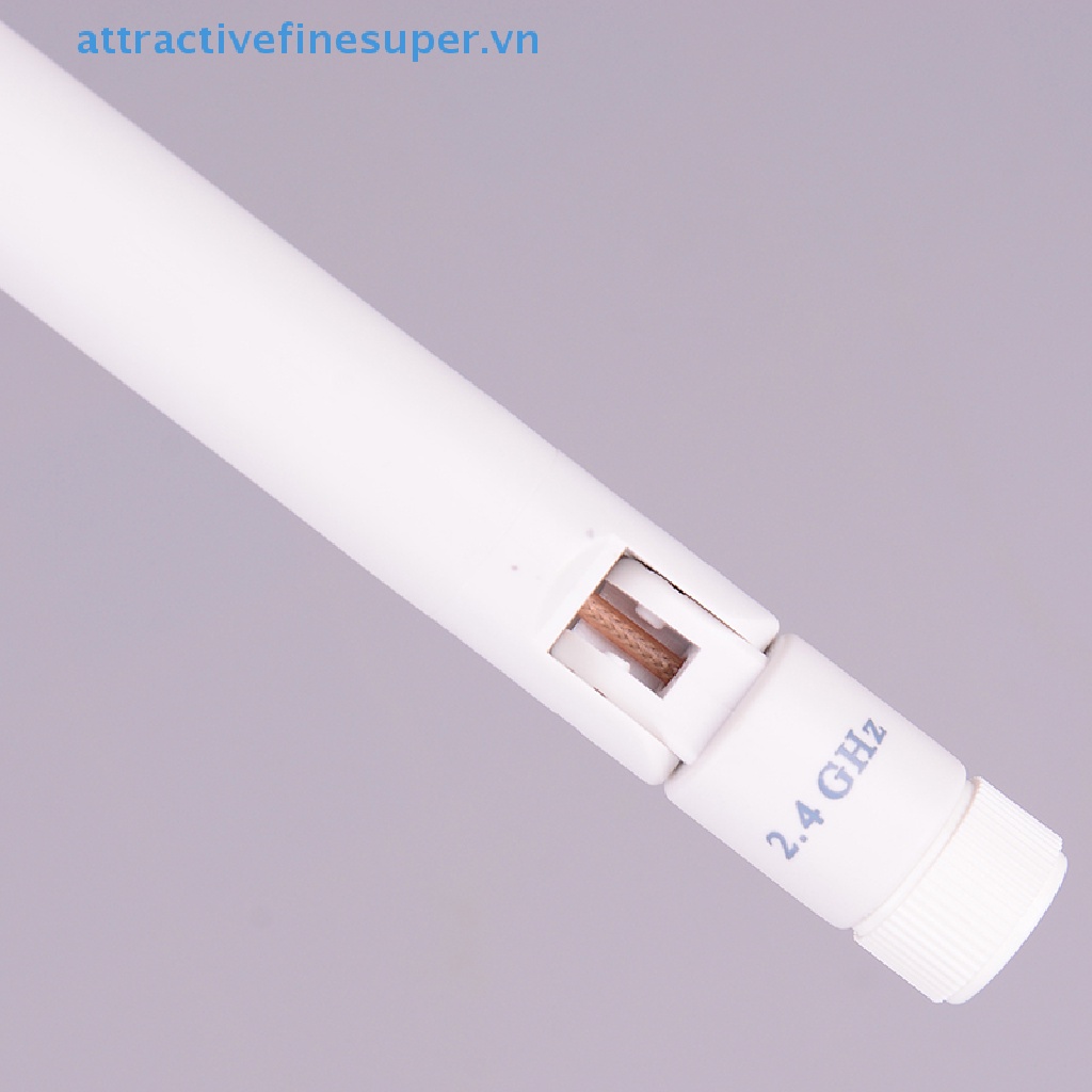 1 Ăng Ten WiFi AFS 2.4GHz 5dBi RP SMA 2.4g Màu Trắng
