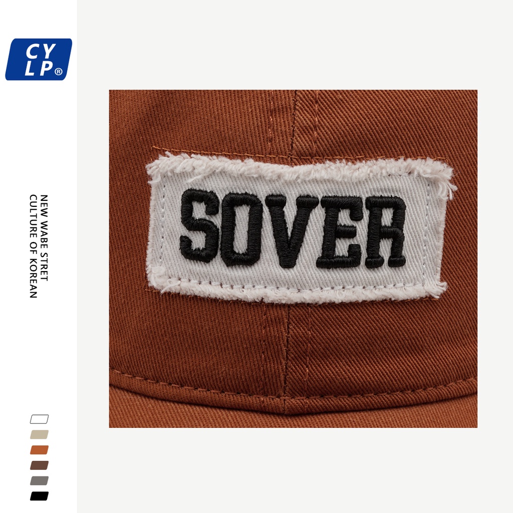 Mũ Lưỡi Trai Mềm Thêu Chữ Phong Cách Hàn Quốc Thời Trang Xuân Hè Cho Cặp Đôi