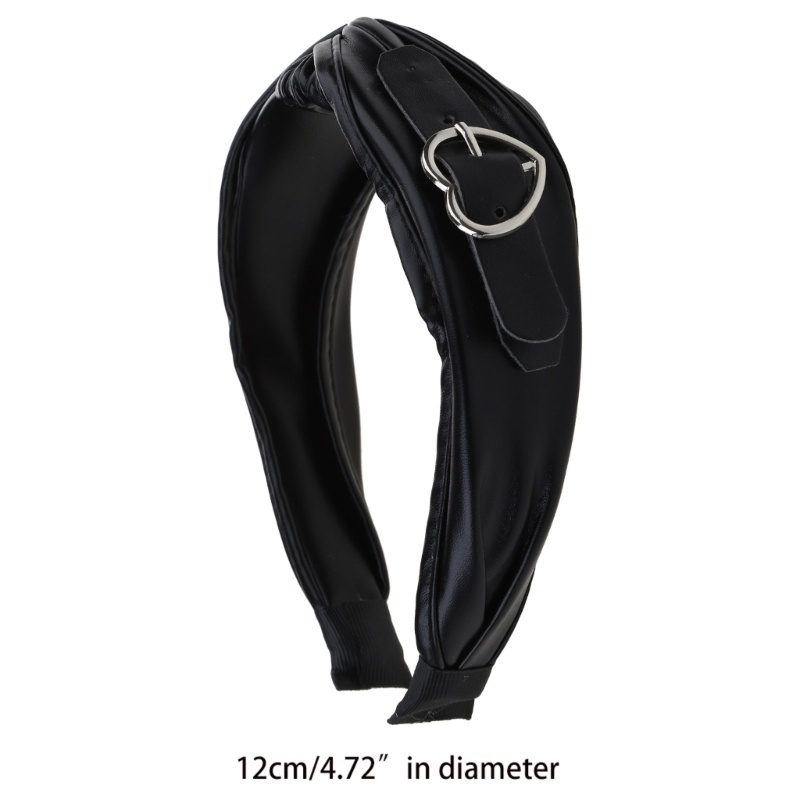 Băng Đô Da Thắt Nút Chéo Lấp Lánh Thời Trang Cho Nữ