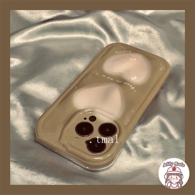 Ốp Điện Thoại TPU Mềm Bo Viền Chống Sốc Hình Tranh Sơn Dầu 3D Màu Vàng Bóng Cho IPhone 14 Pro Max 13 12 11 Pro Max