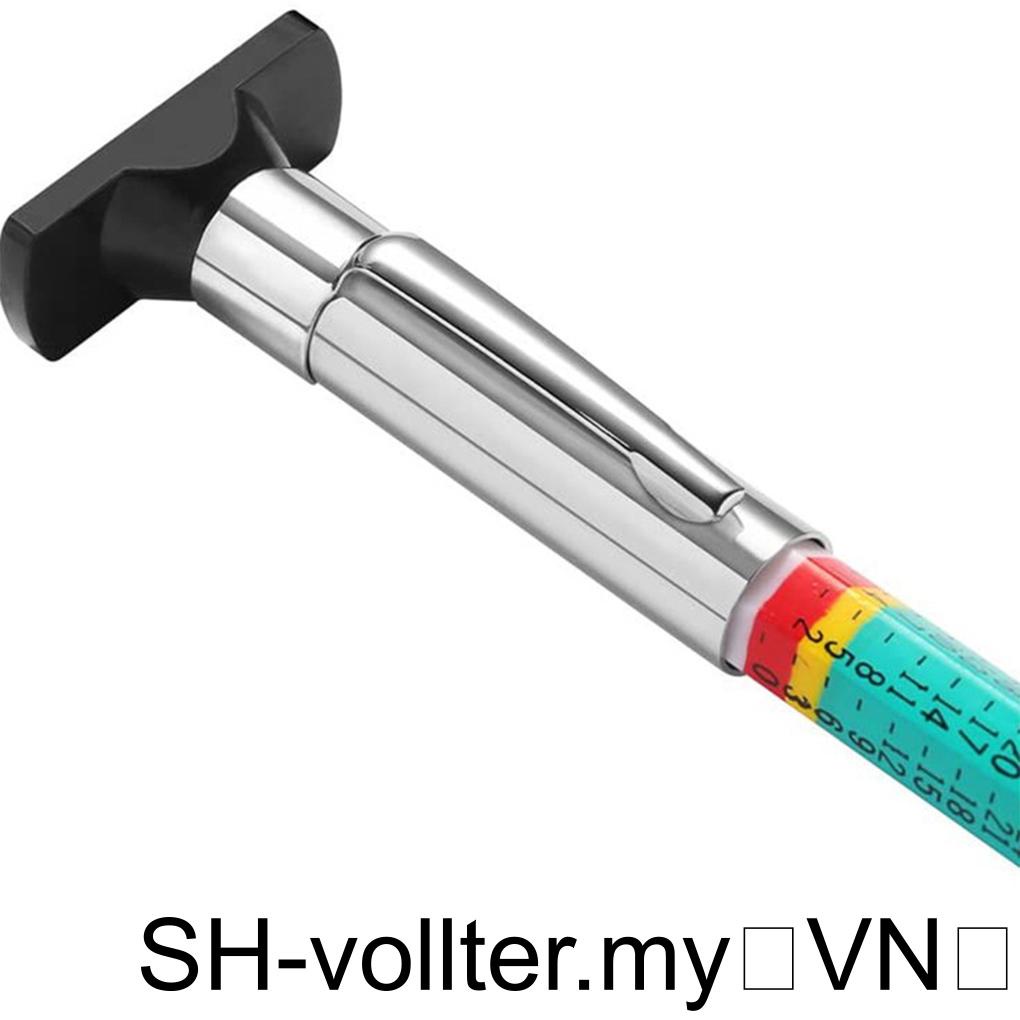 Đồng Hồ Đo Độ Sâu Lốp Xe Hơi / Xe Tải 0-25mm Bằng Thép Không Gỉ Màu Sắc Độ Chính Xác Cao