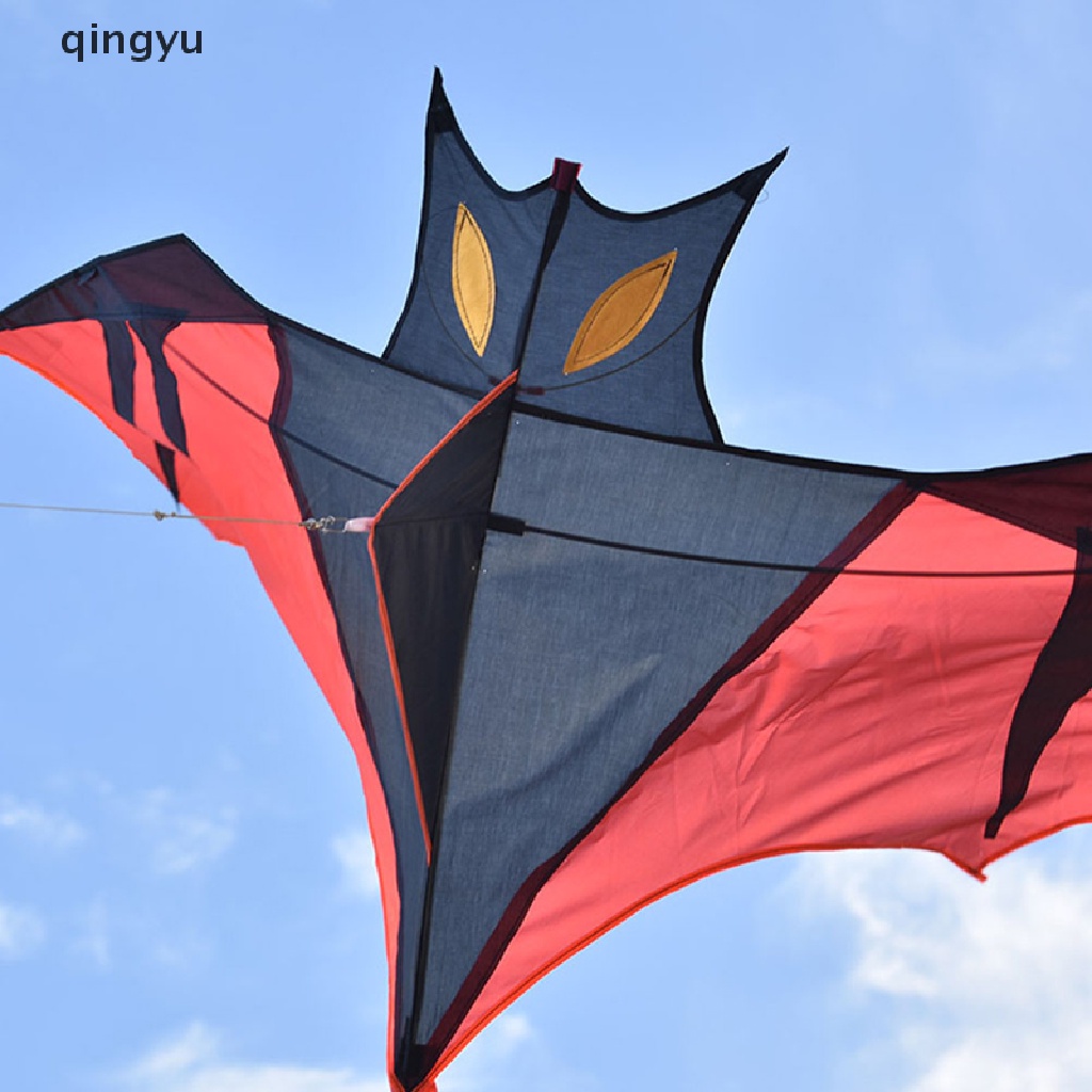 Qingyu Diều Thể Thao Ngoài Trời Hình Dơi Ma Cà Rồng Màu Đỏ Dễ Bay Làm Quà Tặng Tuyệt Vời