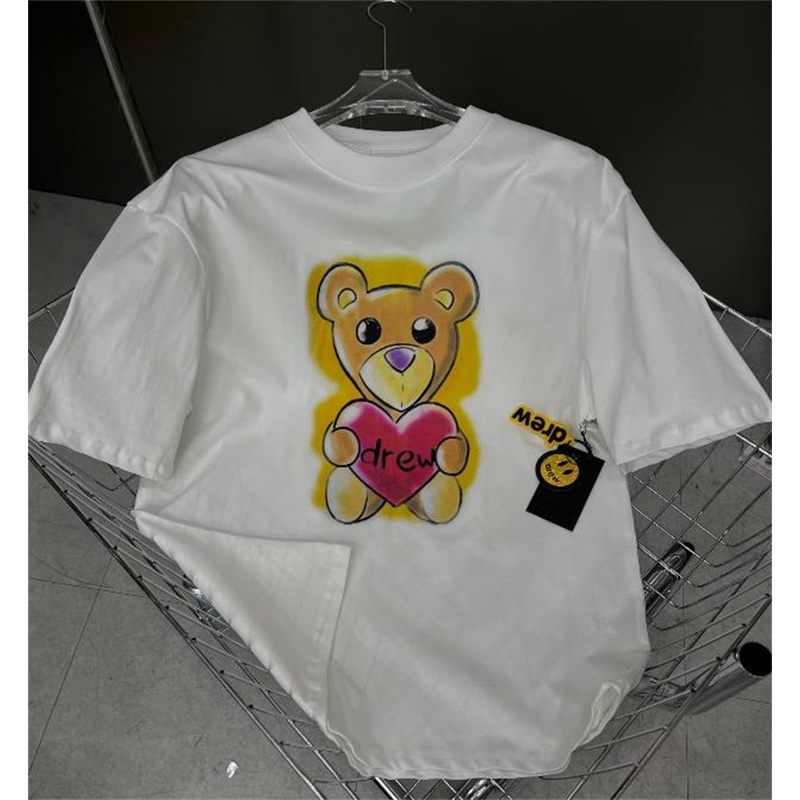 Áo Thun Tay Ngắn In Hình Gấu Kỹ Thuật Số Xu Hướng Mới Nhất