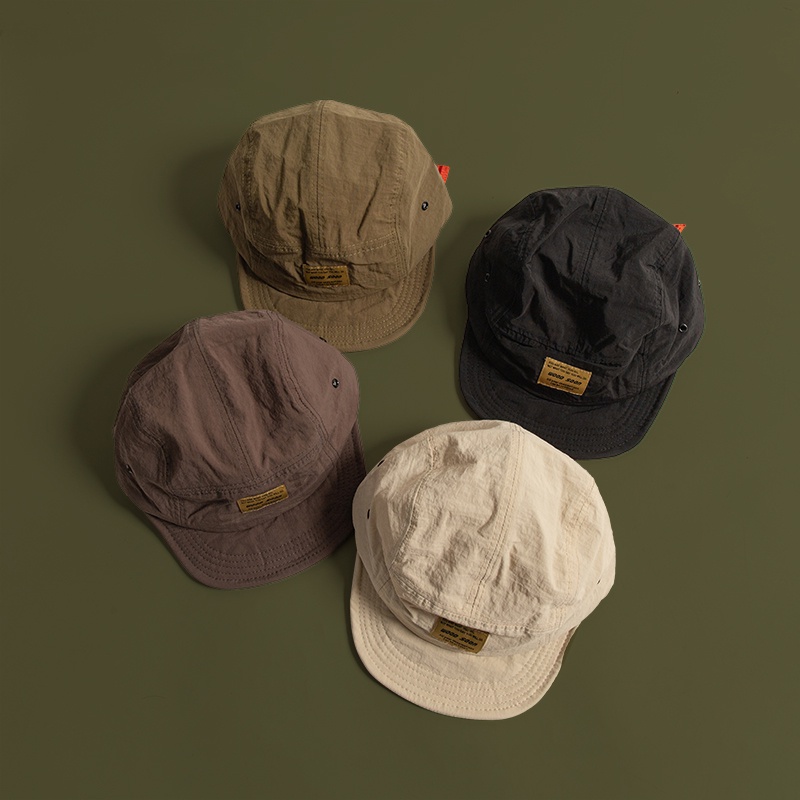 Mũ Lưỡi Trai Vành Nhỏ Thoáng Khí Phong Cách hip hop Nhật Bản Thời Trang Mùa Hè Cho Nam Và Nữ