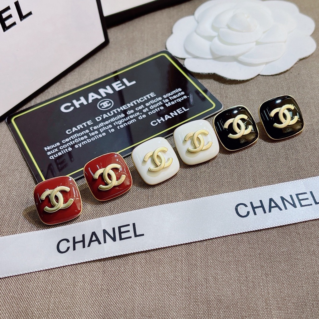 Bông Tai Bằng Thép Titan Hình Chữ Thời Trang Cho Nữ