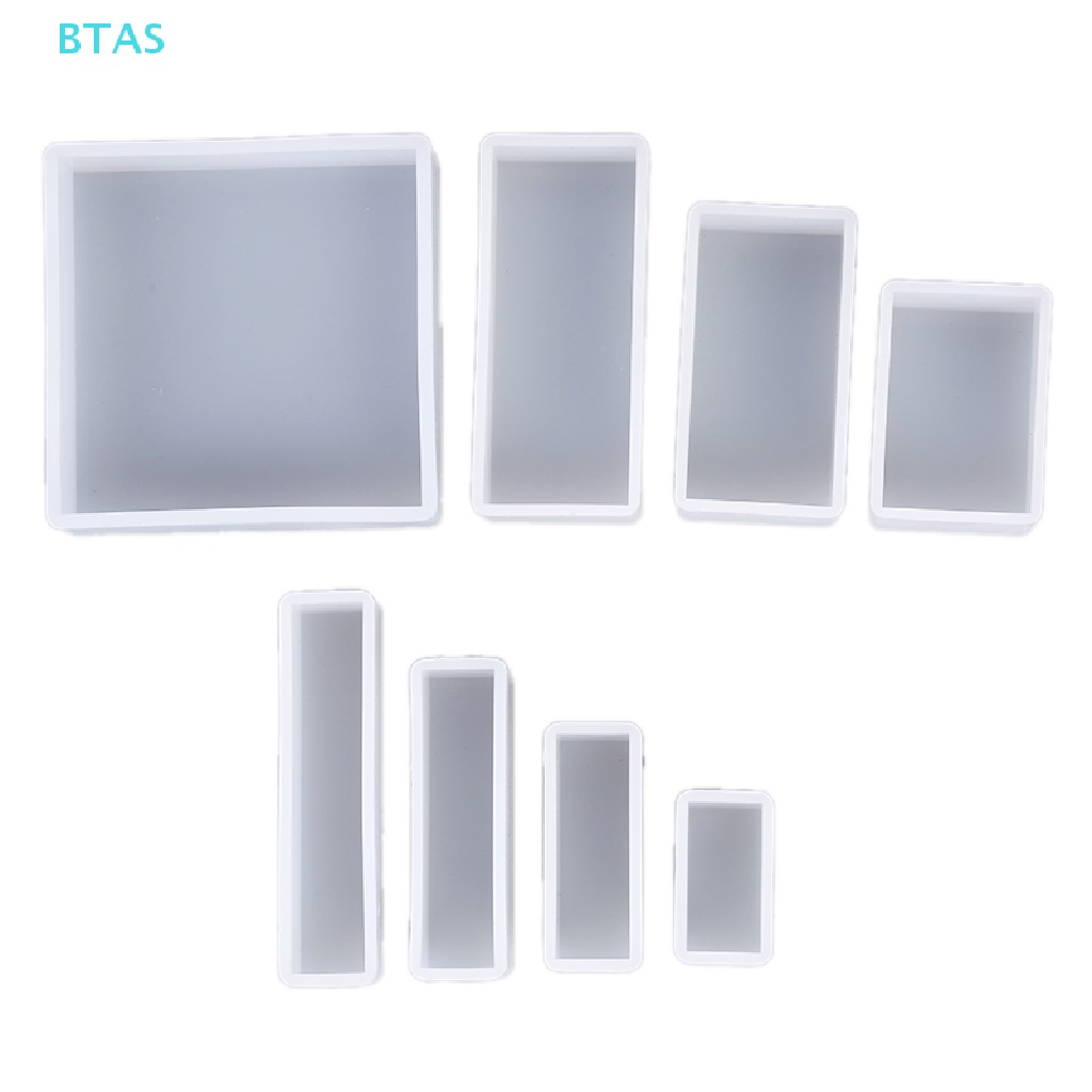 Khuôn Silicone Hình Vuông / Chữ Nhật Làm Trang Sức Thủ Công