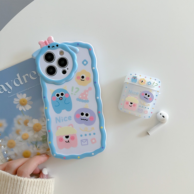 Ốp Điện Thoại Hình Chú Cừu Hoạt Hình Phong Cách Hàn Quốc Cho iphone14promax / 13 / 12 / 11 / 7 / 8plus