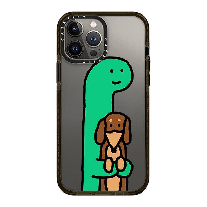 Ốp Điện Thoại Chống Rơi In Hình Khủng Long Nhỏ Cho Iphone 14 / 13 / 12 / 11Pro Promax Iphone Plus