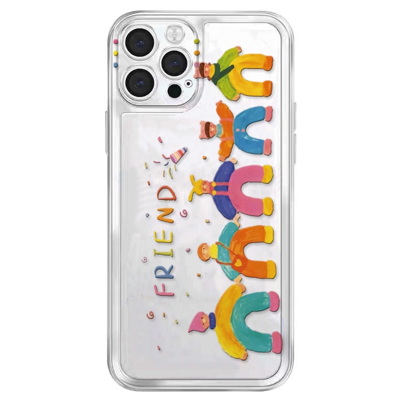 ✅Ốp Điện Thoại Mềm Trong Suốt Họa Tiết Cá Heo Cho iPhone14Promax 11 13 / 12 xr / s7 / 8Plus