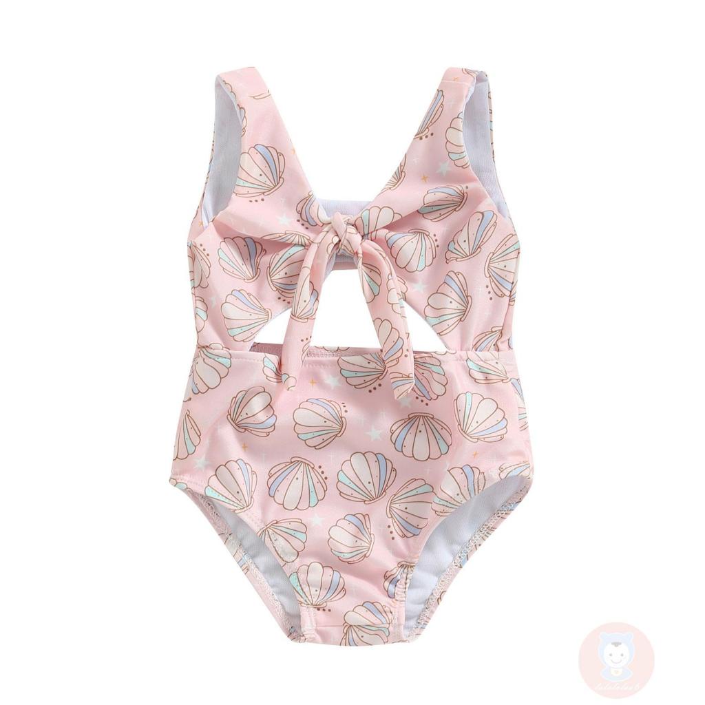 Bộ Đồ Bơi Liền Thân Sát Nách In Hoa / Vỏ Sò Rỗng Thời Trang Mùa Hè