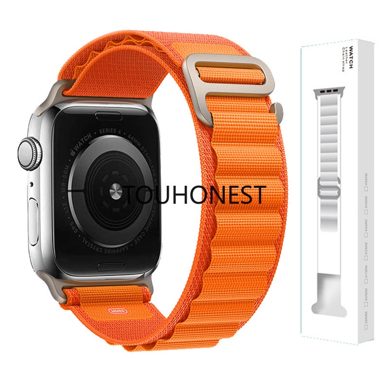 Dây Đeo nylon Cho Đồng Hồ Thông Minh Apple watch T55 38mm 40mm 41mm 42mm Y68 44mm 45mm 49mm T500 7 6 5 4 SE 8 T800