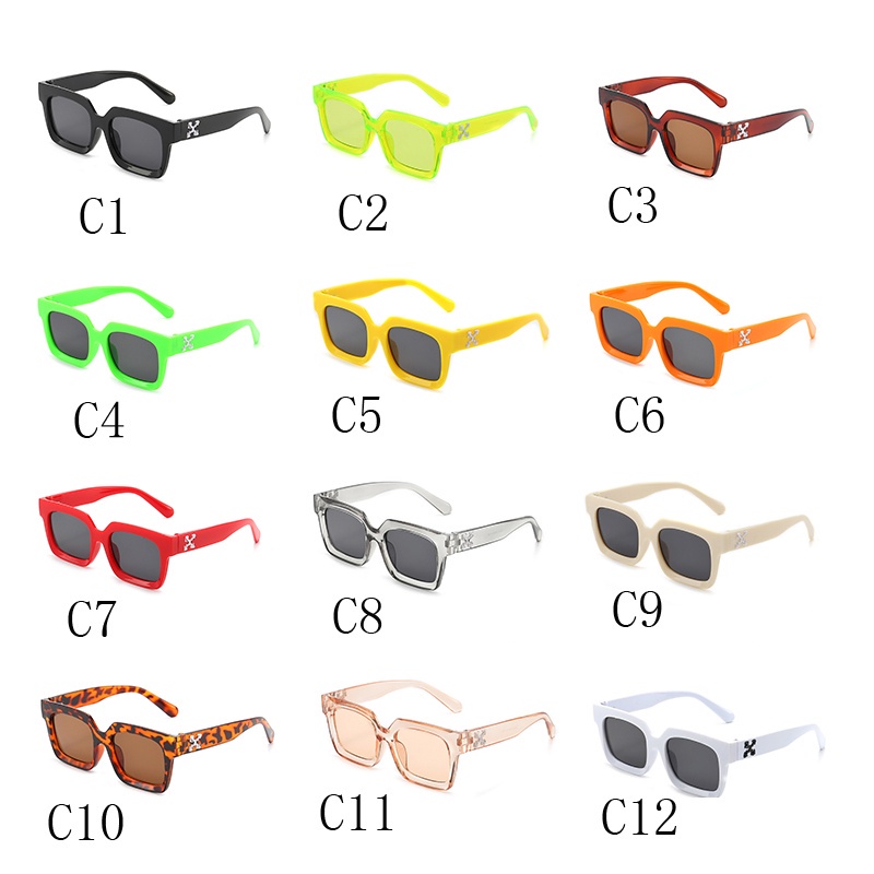 Kính Mát Gọng Vuông Màu Đen Phong Cách Hip Hop Punk Thời Trang Cho Nam Và Nữ X