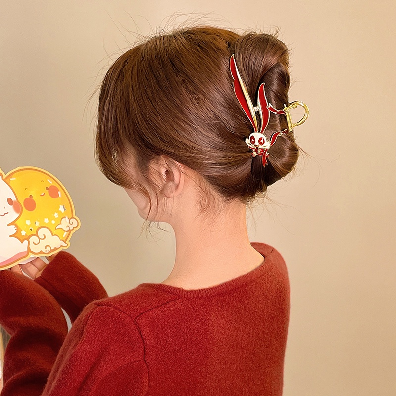Kẹp Tóc Thỏ / Cá Mập Phong Cách Trung Hoa Độc Đáo Cho Nữ