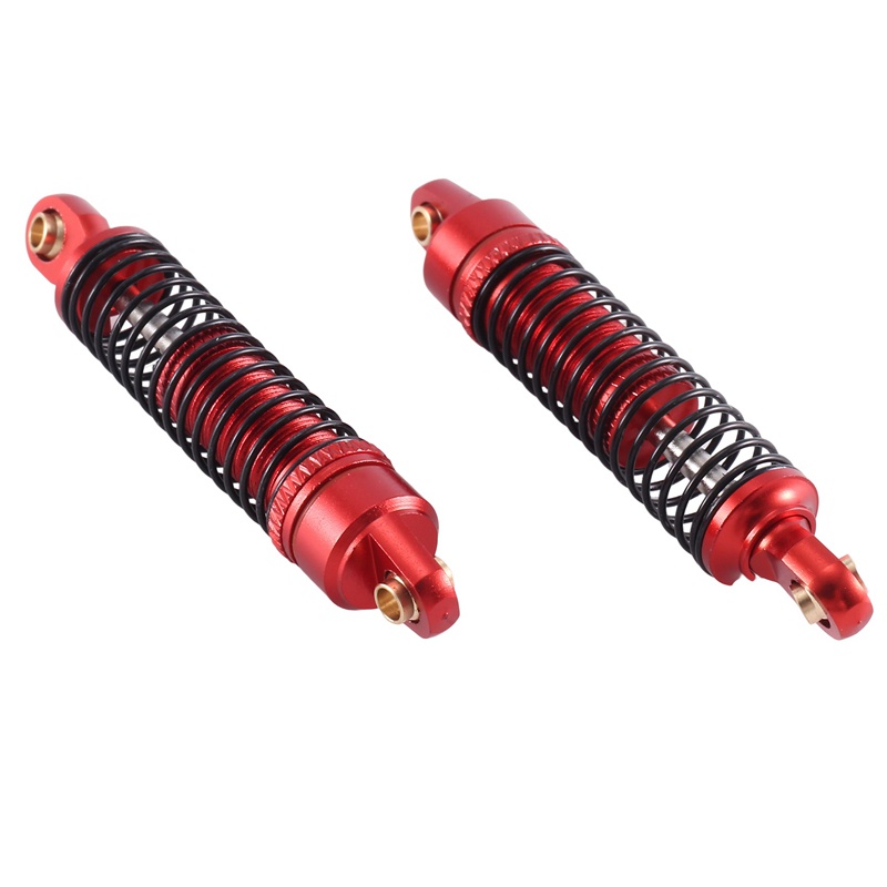 4 Phuộc Giảm Xóc Kim Loại Màu Đỏ Cho Xe Điều Khiển Từ Xa Traxxas TRX4M TRX-4M Bronco Defender 1 / 18