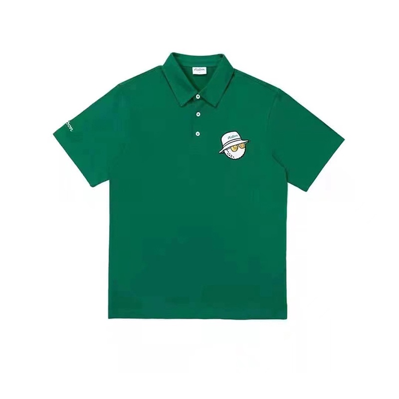 Áo polo Thể Thao In Họa Tiết MALBON Golf Giản Dị Thời Trang Mùa Hè Dành Cho Bạn Nam