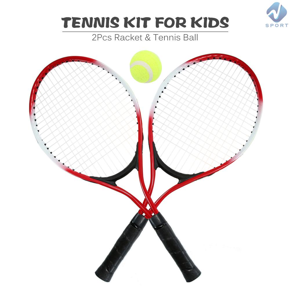 Set 2 Vợt Tennis Kèm 1 Quả Bóng Tennis Và Túi Đựng