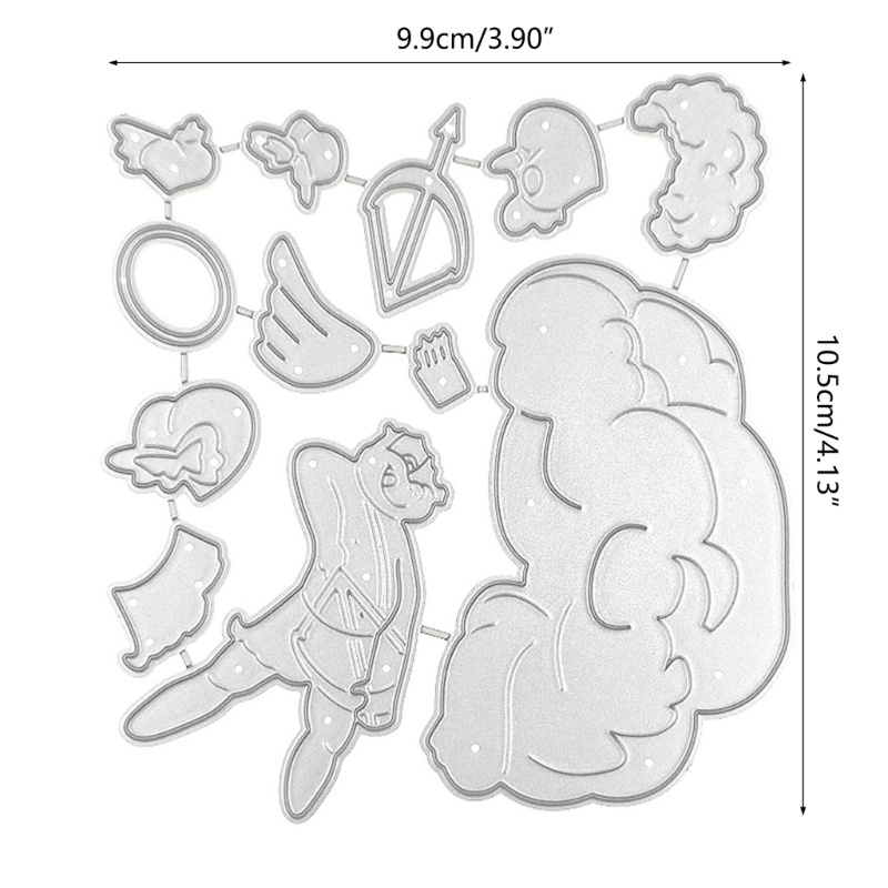 Khuôn Cắt Bằng Kim Loại Hình Trái Tim Xinh Xắn