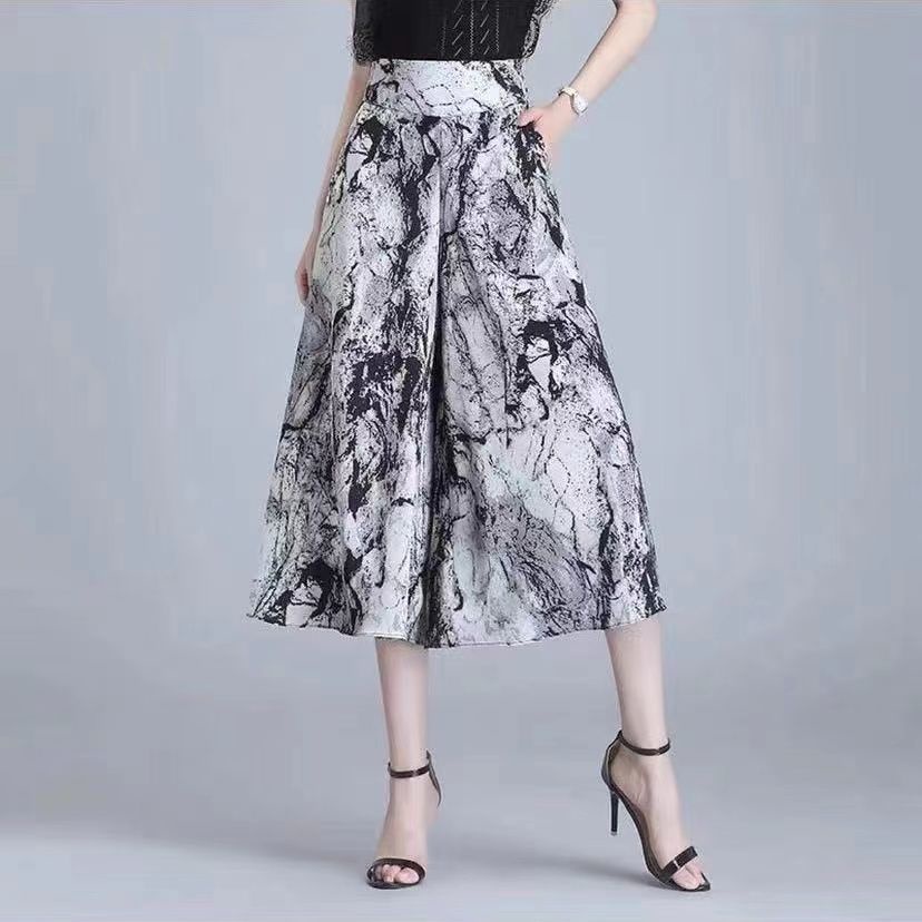 Quần Culottes Ống Rộng Phong Cách Phương Tây Thời Trang Mùa Hè Hàng Mới 2023