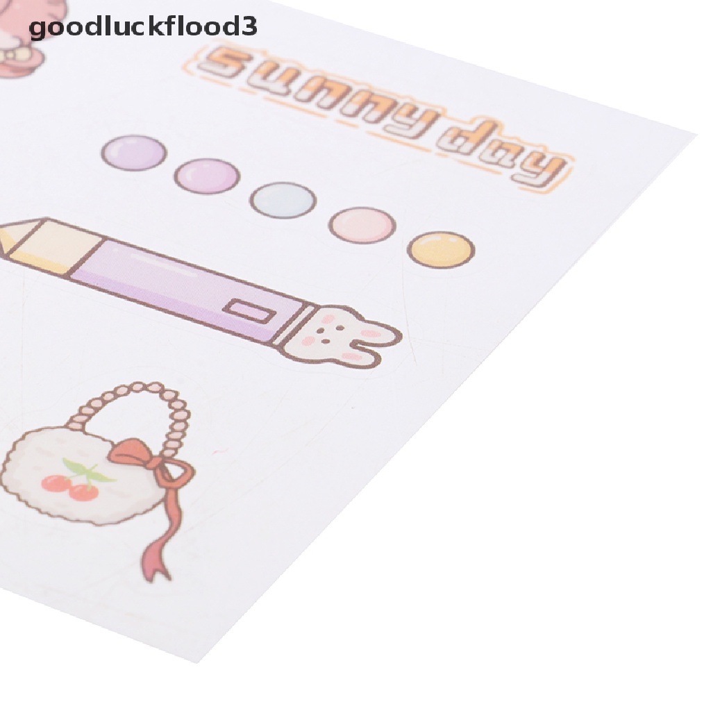 Bộ 20 Tấm Sticker Dán Họa Tiết Động Vật Hoạt Hình Dễ Thương Bắt Mắt