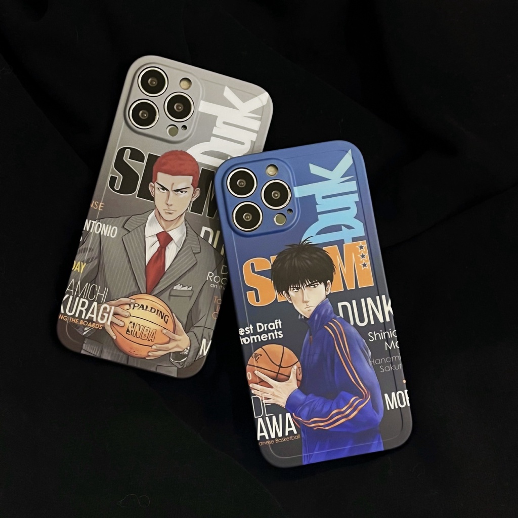 Ốp Điện Thoại Chống Sốc In Hình Hoạt Hình Slam Dunk Cho iPhone 14 13 12 11 Pro Max X XR XSMAX 7 8 Plus