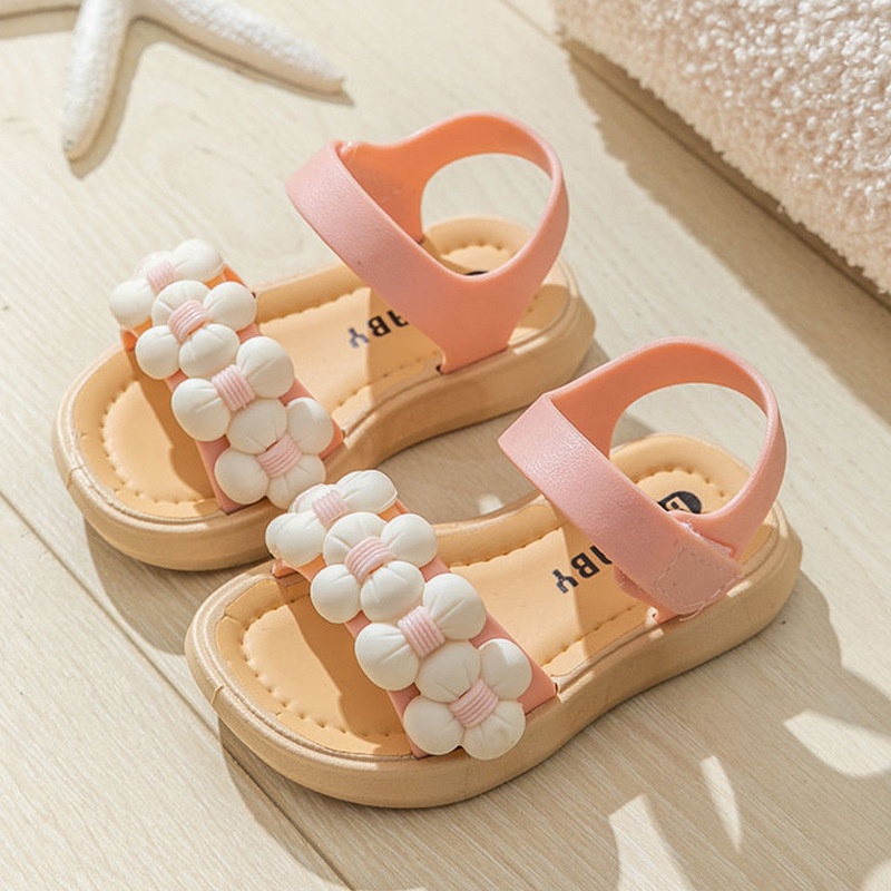 Giày Sandal  Giày xăng đan bé gái mùa hè công chúa dễ thương chống trơn trượt cho bé 1-6 tuổi đế mềm xăng đan trẻ em bé gái TTC572