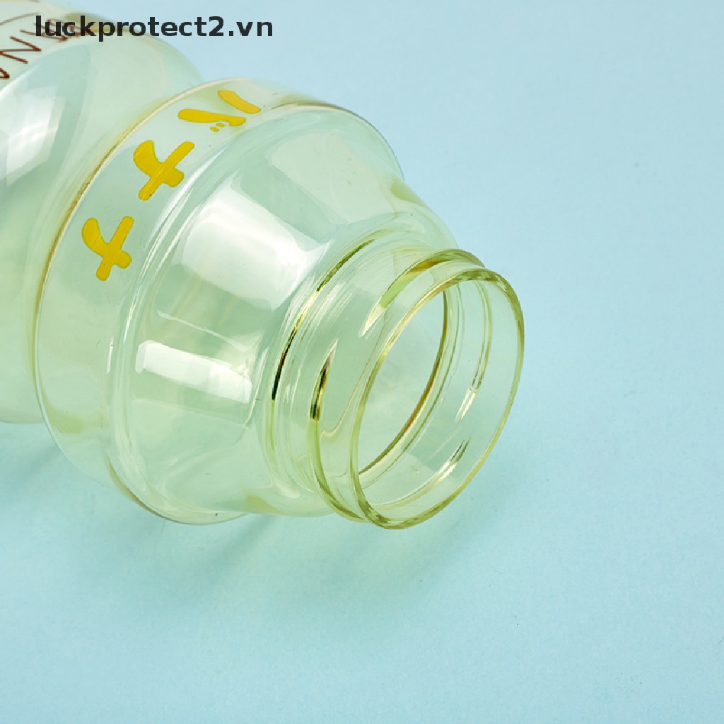 Bình Nước Sữa Chua Bằng Nhựa 480ml Có Dây Đeo Hình Chai Yakult Trái Cây Dễ Thương Nhỏ Gọn Cho Trẻ Em / Bé Gái / Người Lớn.