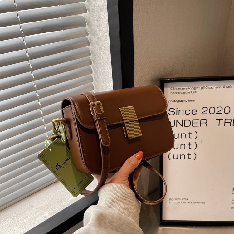 Túi Đeo Chéo Hình Vuông Phong Cách retro Thời Trang Dành Cho Nữ