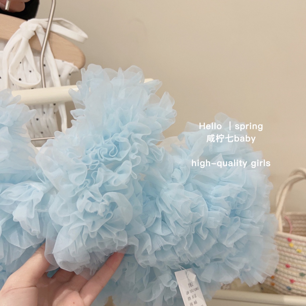 Đầm Xòe Công Chúa Thời Trang Mùa Hè Xinh Xắn Cho Bé Gái