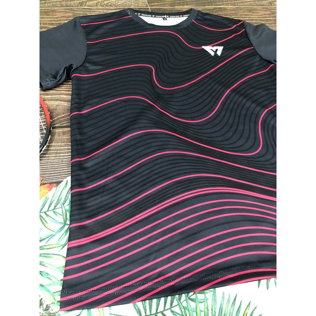 Áo Thun Bóng Đá In 3D Họa Tiết Sọc Gợn Sóng Thời Trang