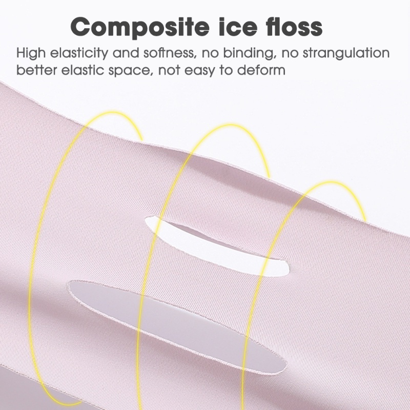 Khẩu Trang Chống Nắng Bằng Lụa Lạnh Thoáng Khí Thoải Mái Có Thể Tái Sử Dụng