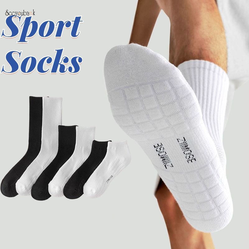 1 Đôi Tất Chân Thể Thao Chống Trượt Thoáng Khí Cho Nam