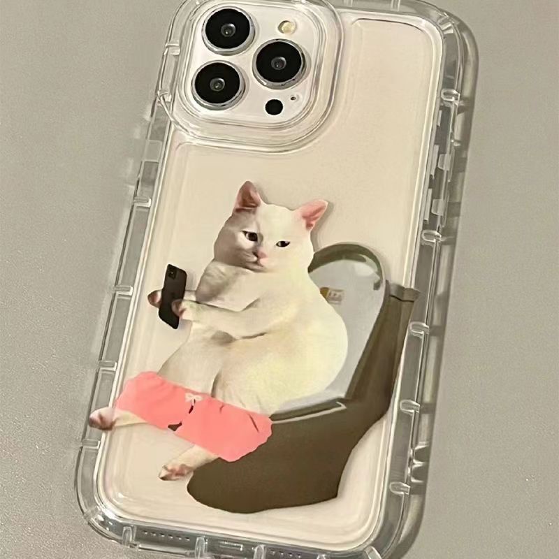 ✅Ốp ĐiệN ThoạI HọA TiếT Toilet Cho iPhone 14 / 13 Pro Max 12 / 11 xr / xs 7 / 8 Plus 4NYW