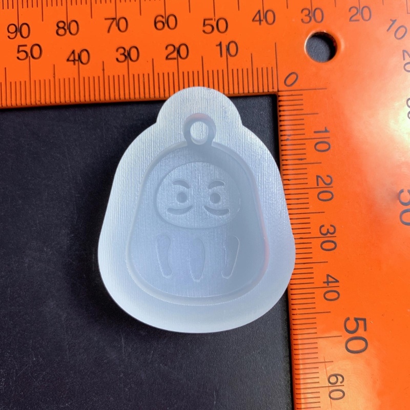 Khuôn Silicone Làm Móc Khóa Epoxy Pha Lê DIY