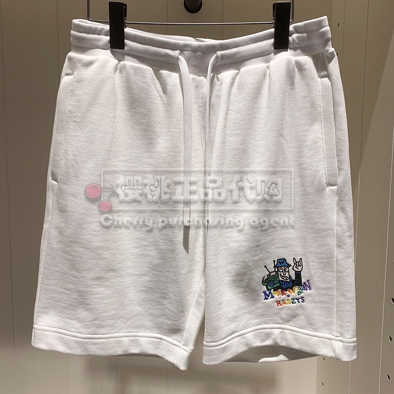 Quần Short cotton In Hình Haggis Hazzys Thời Trang Mùa Hè Dành Cho Nam ACDZP02BM55