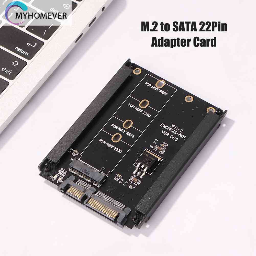 M.2 M2.Bộ ChuyểN ĐổI NGFF Sang SATA3 22PIN SSD SATA Cho MáY TíNh