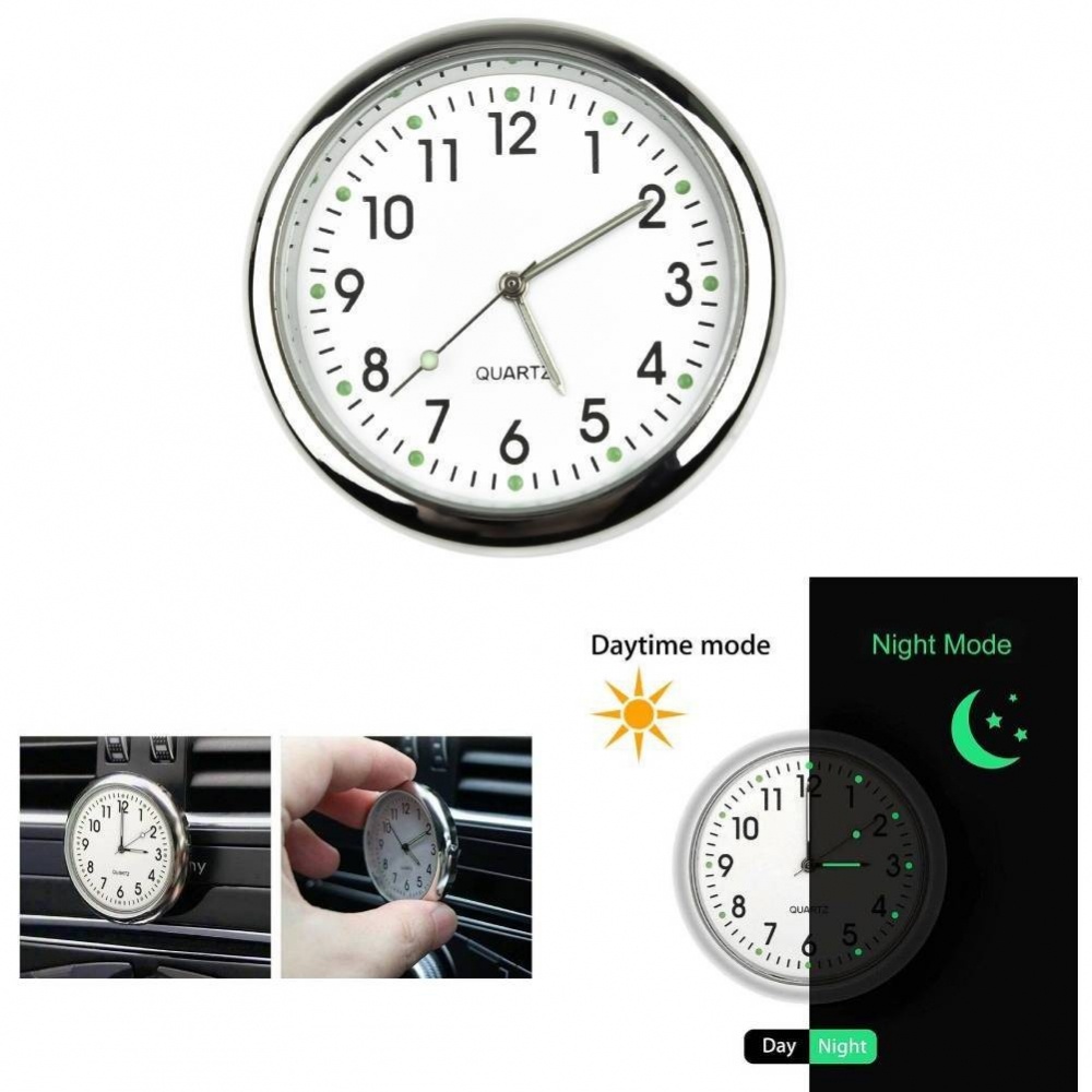 Đồng Hồ Dạ Quang Dán Bảng Điều Khiển Xe Hơi / Văn Phòng