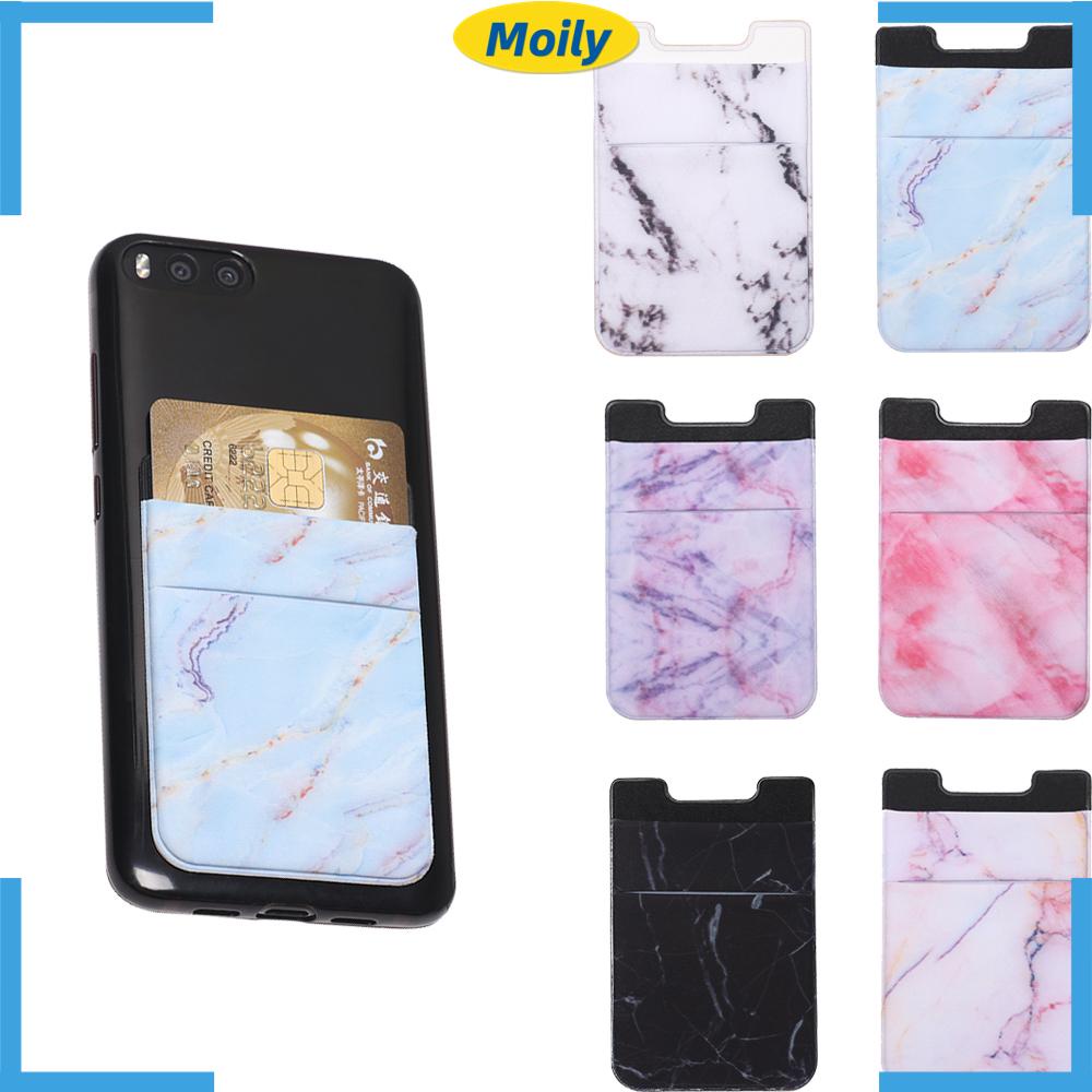 Ví đựng thẻ dán mặt sau điện thoại bằng lycra tiện lợi